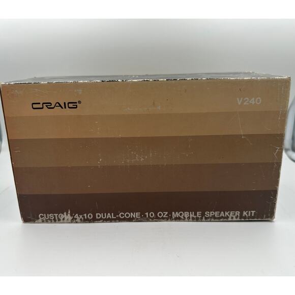 Craig Other - Craig V240 Custom 4x10 Dual-Cone Mobile Speaker Kit.